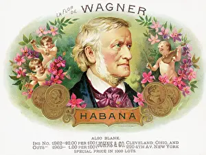 Advertisement Prints: Richard Wagner On Cigar Box