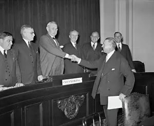 Handshake Prints: Richard Whitney Shaking with Henry St. George