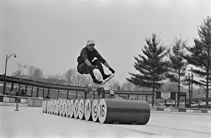Difficult Prints: Richard Widmark Jumping