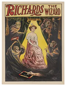 Gado Posters Prints: Richards The Wizard Spirit Cabinet Lithograph