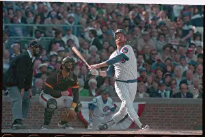 Rick Sutcliffe in Batting Form at National League Playoffs