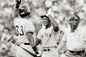Arlington Prints: Rickey Henderson Gets High Five