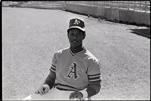 Stealing Prints: Rickey Henderson, Waist Up