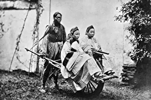 Transport Asia Prints: Rickshaw