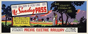 Pacific Prints: Ride all day if you like on $1. Sunday Pass