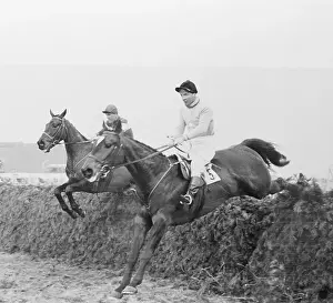Equestrians Prints: Riders Competing in the Grand National