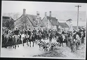 Riders Gathering for a Foxhunt
