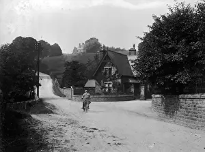 Finishing Prints: Riding Past House