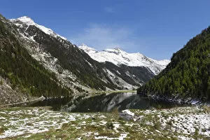 Riesachsee Lake, Soelktaeler Nature Park, Schladming Tauern mountains, Upper Styria, Styria, Austria, Europe