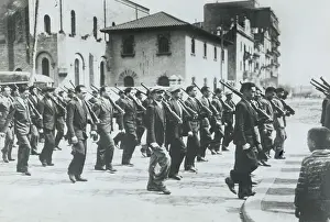 Barcelona Prints: Rifle Carrying Civilians as New Police Recruits of Barcelona