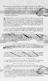 Bill of Rights Page One