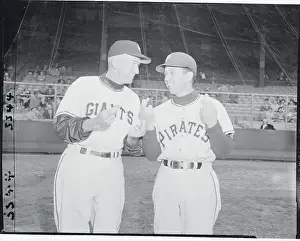Bill Rigney Talking With Bobby Bragan