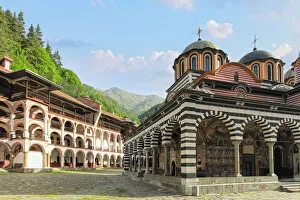 Landmark Collection: Rila, Bulgaria - June 2010: Rila Monastery