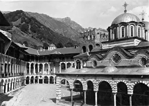 Decoration Architectural Prints: Rila Monastery