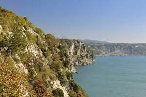 Rilke path and the steep coast of Sistiana, Italy, Europe