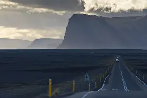 Ring Road, Lomagnupur mountain, Skeioararsandur, South Coast, Iceland