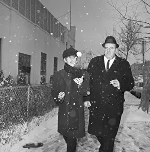 Snowfall Prints: Ringo Starr Tosses A Snowball
