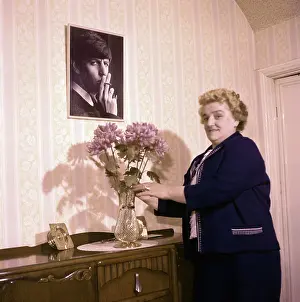 Ringo Starr's Mother with Flower Vase