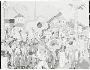 Rio Parade Decorations on the Street