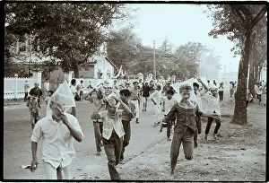 Rioter Prints: Rioters Running In Saigon