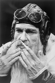 Flight Helmet Prints: Rip Torn as Henry Hackamore