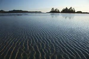 Ripples Prints: Ripples Form In The Sand At Chestermans Beach And Frank Island Near Tofino