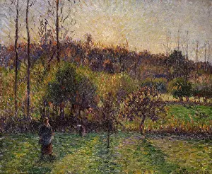 Poetry Prints: Rising Sun At Eragny