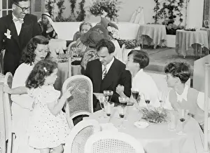 Cannes Prints: Rita Hayworth and Aly Khan with Children
