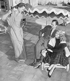 Cannes Prints: Rita Hayworth and Aly Khan Posing for Snapshot