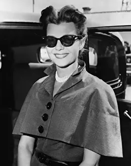 Rita Hayworth Arriving At London Airport