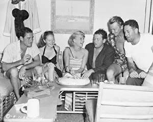 Yacht Prints: Rita Hayworth Birthday Celebration on Yacht