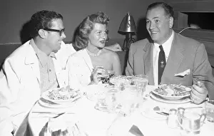 Rita Hayworth and Dick Haymes with Jack Entratter