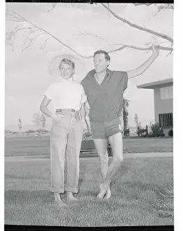 Rita Hayworth and Dick Haymes Posing Together