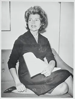 Rita Hayworth Holding Script