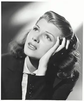 Rita Hayworth Looking Worried