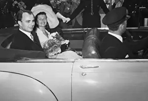 Newlyweds Prints: Rita Hayworth and Prince Aly Khan After Wedding