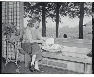 Rita Hayworth Reading Book