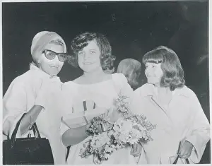 Rita Hayworth and Yasmin Khan Attending Rebecca Wells Graduation