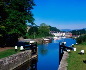 River Barrow at Graiguenamanagh, County Kilkenny, Ireland