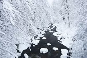 River and snow