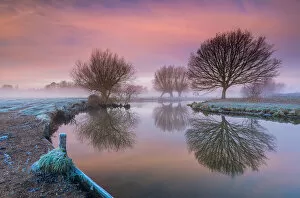 Beautiful Landscapes by George Johnson Gallery: River Stour at Dawn II