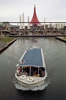 Huty34490 Prints: Riverboat And Pavilion, Expo 67