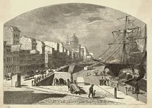Montreal Prints: Riverfront Activity