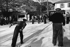 Outdoor Game Prints: Riviera Boules