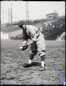 Forward Prints: R.Maranville Bent Over W/ Ball In Glove