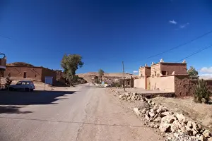 Ait Ben Haddou Prints: Road in Ait Ben Haddou, Morocco