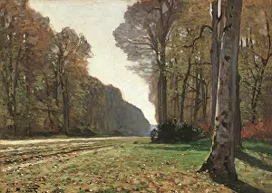 Profane Art Prints: Road to Chailly, by Claude Monet, 1865, 19th Century, oil on canvas
