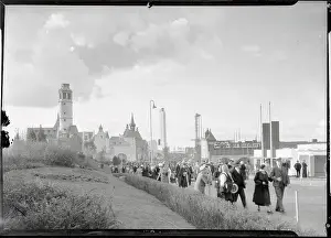 1933 Worlds Fair Prints: Road Leading to Century of Progress Exposition