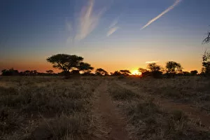 A road leading to the sunset - Kimberley South Africa