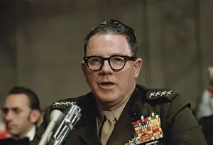 Huty30629 Prints: Robert Cushman Testifying at Senate Watergate Committee